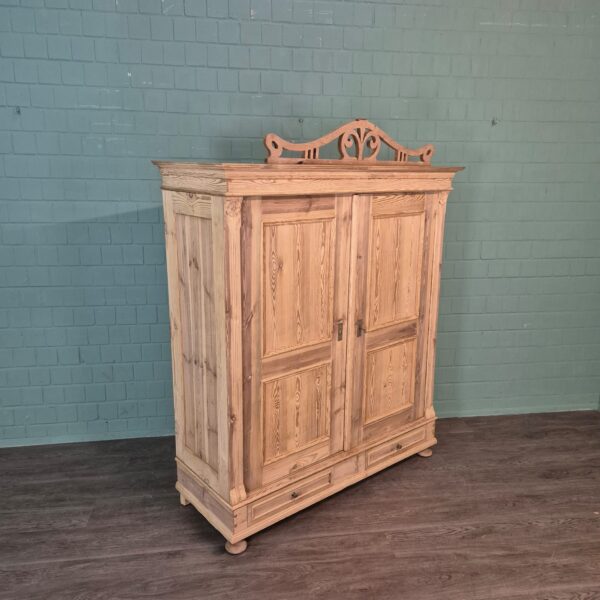 Schrank Kleiderschrank Jugendstil 1900 Kiefer