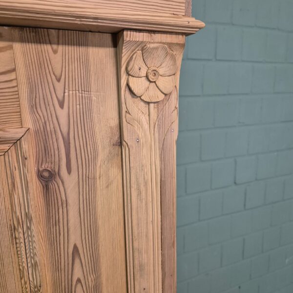Schrank Kleiderschrank Jugendstil 1900 Kiefer – Bild 9