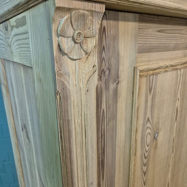 Schrank Kleiderschrank Jugendstil 1900 Kiefer – Bild 6