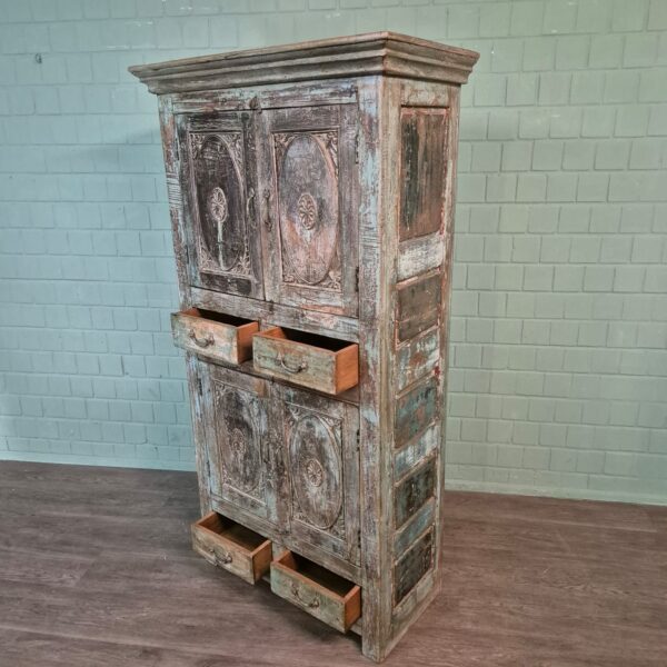Schrank Massivholz Shabby-Chic 1,00 m – Bild 23