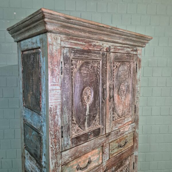 Schrank Massivholz Shabby-Chic 1,00 m – Bild 5