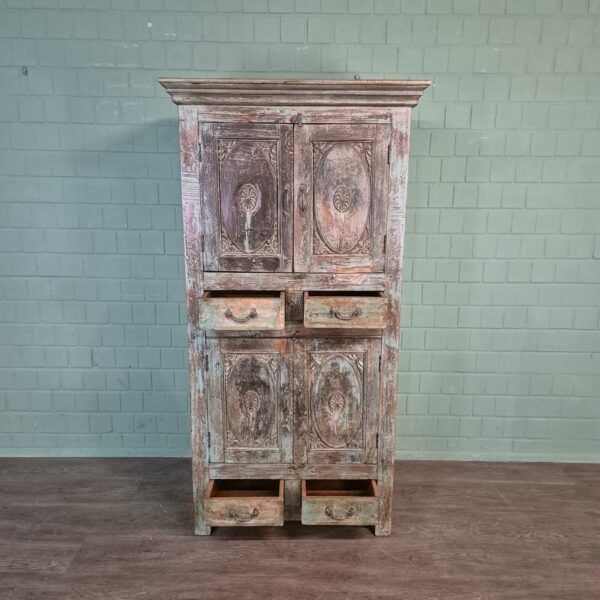 Schrank Massivholz Shabby-Chic 1,00 m – Bild 24