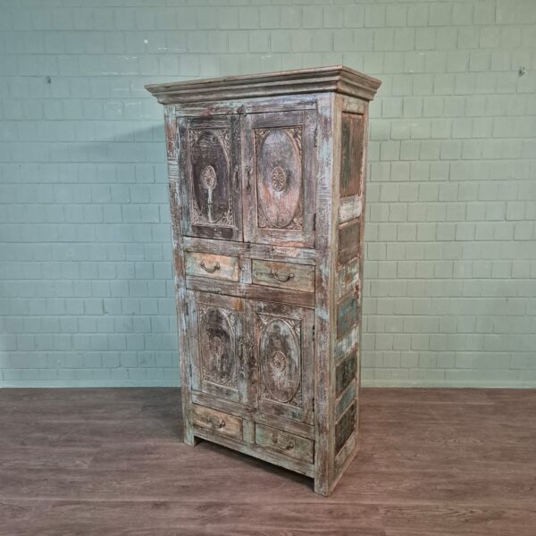 Schrank Massivholz Shabby-Chic 1,00 m – Bild 4