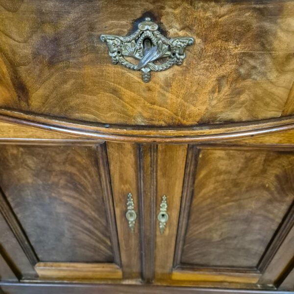 Anrichte Halbschrank Louis Philippe 1860 Nussbaum – Bild 6