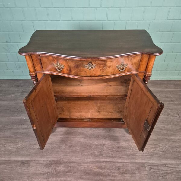 Anrichte Halbschrank Louis Philippe 1860 Nussbaum – Bild 10