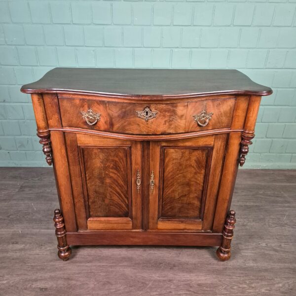 Anrichte Halbschrank Louis Philippe 1860 Nussbaum – Bild 3
