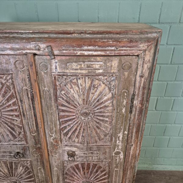 Schrank Massivholz Shabby-Chic 0,85 m – Bild 8