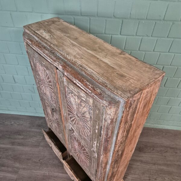 Schrank Massivholz Shabby-Chic 0,85 m – Bild 13
