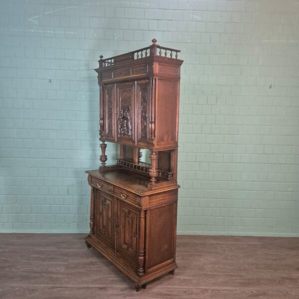 Buffetschrank Schrank Gründerzeit 1880 Eiche – Bild 4