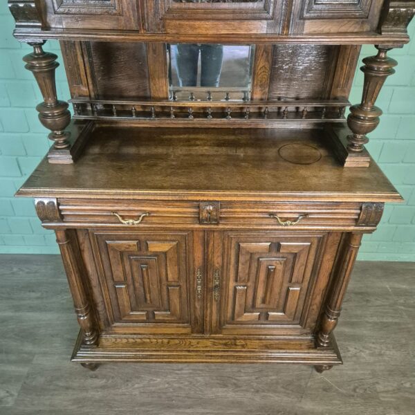 Buffetschrank Schrank Gründerzeit 1880 Eiche – Bild 11