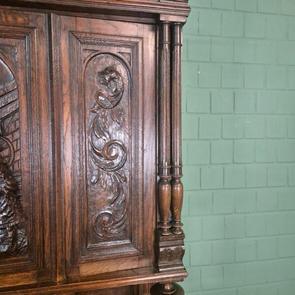 Buffetschrank Schrank Gründerzeit 1880 Eiche – Bild 16