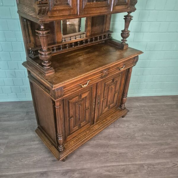 Buffetschrank Schrank Gründerzeit 1880 Eiche – Bild 7