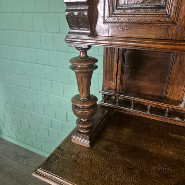 Buffetschrank Schrank Gründerzeit 1880 Eiche – Bild 9