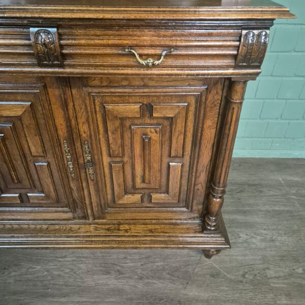 Buffetschrank Schrank Gründerzeit 1880 Eiche – Bild 13