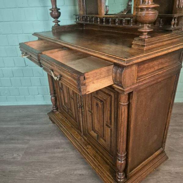 Buffetschrank Schrank Gründerzeit 1880 Eiche – Bild 22