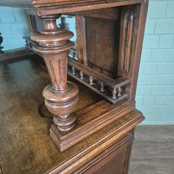 Buffetschrank Schrank Gründerzeit 1880 Eiche – Bild 15