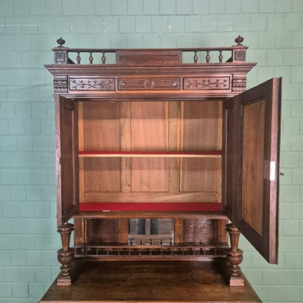 Buffetschrank Schrank Gründerzeit 1880 Eiche – Bild 20