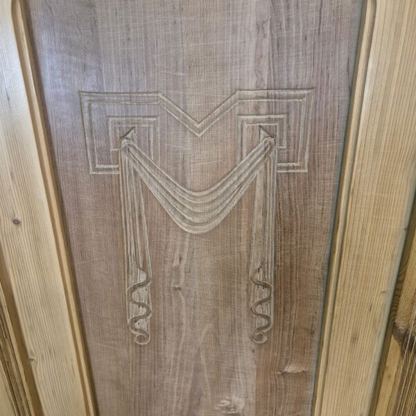 Schrank Kleiderschrank Jugendstil 1900 Kiefer – Bild 8