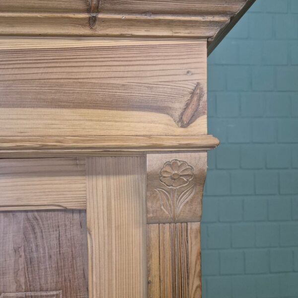 Schrank Kleiderschrank Jugendstil 1900 Kiefer – Bild 10