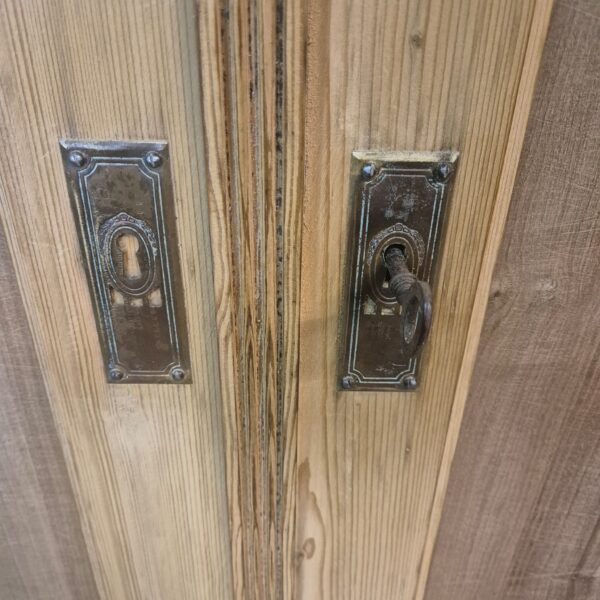 Schrank Kleiderschrank Jugendstil 1900 Kiefer – Bild 9