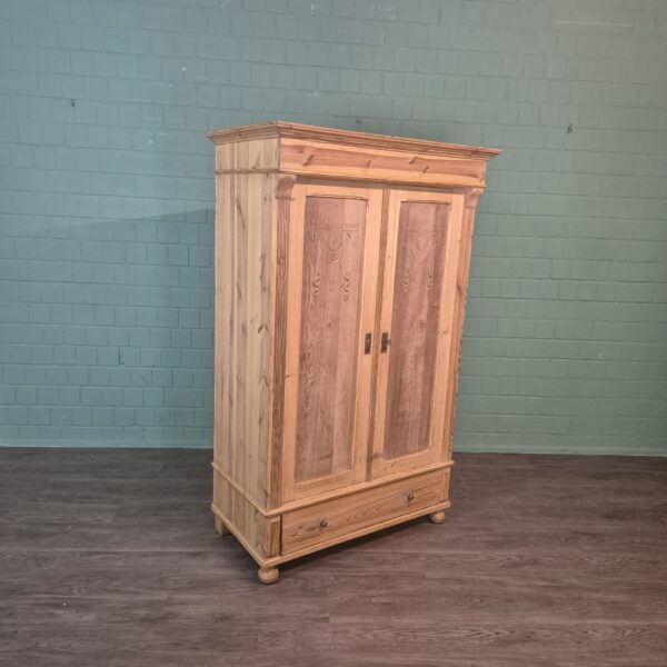 Schrank Kleiderschrank Jugendstil 1900 Kiefer