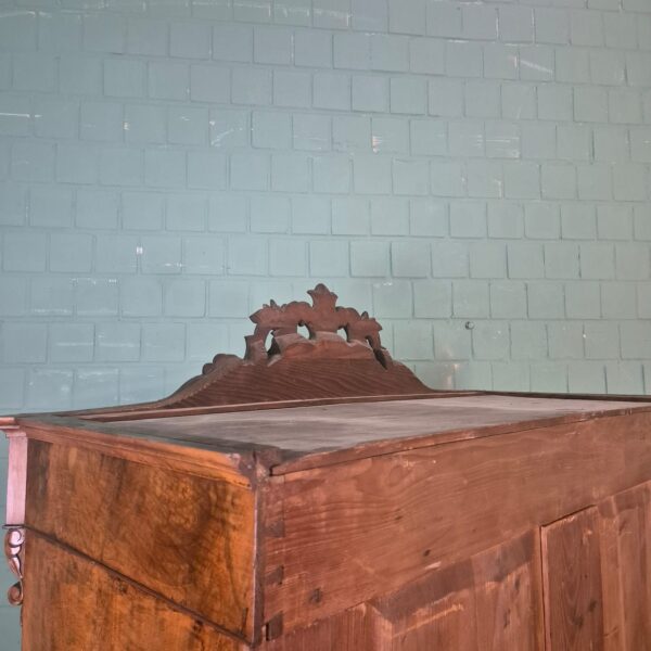 Kleiderschrank Schrank Gründerzeit 1870 Nussbaum – Bild 11