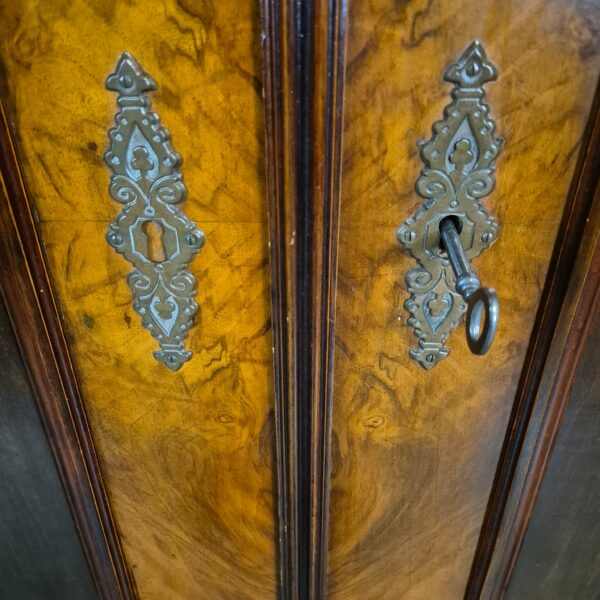 Kleiderschrank Schrank Gründerzeit 1880 Nussbaum – Bild 9