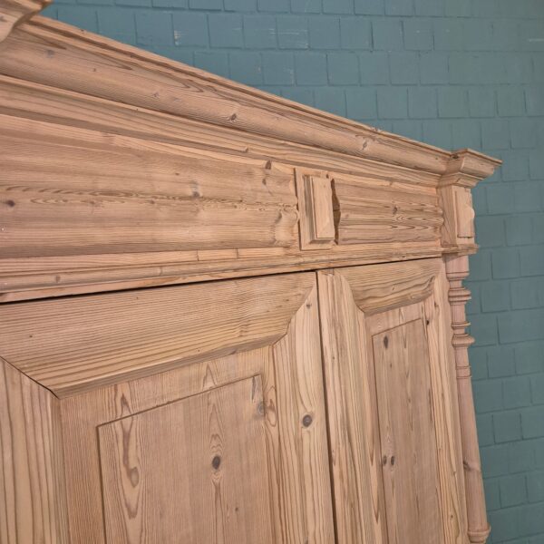 Kleiderschrank Schrank Gründerzeit 1880 Kiefer – Bild 7