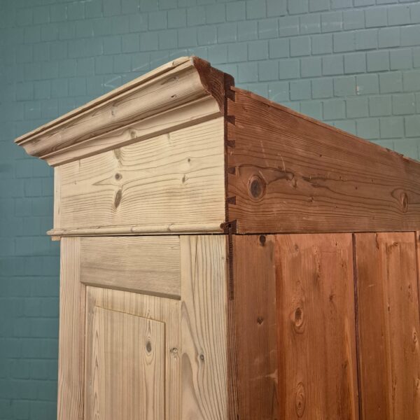 Kleiderschrank Schrank Gründerzeit 1880 Kiefer – Bild 21