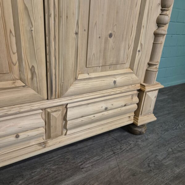 Kleiderschrank Schrank Gründerzeit 1880 Kiefer – Bild 8