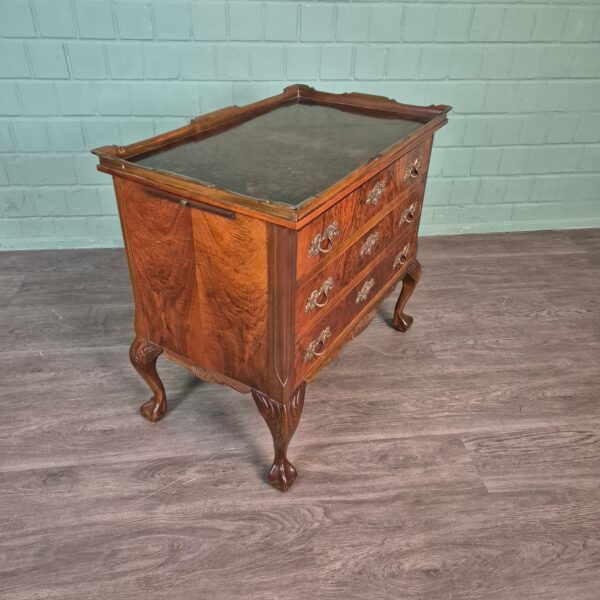 Kommode Neubarock Nussbaum 0,79 m – Bild 6