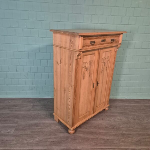 Vertiko Jugendstil 1900 Kiefer – Bild 4