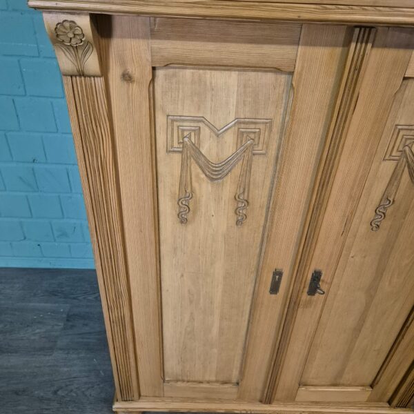 Vertiko Jugendstil 1900 Kiefer – Bild 7