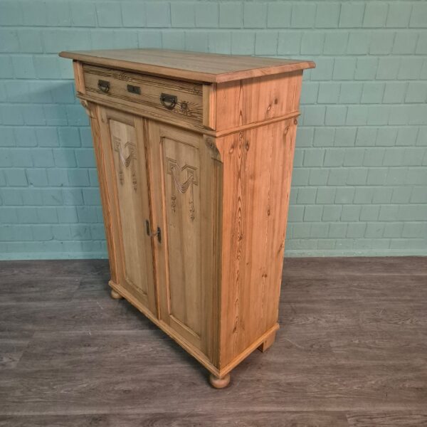 Vertiko Jugendstil 1900 Kiefer – Bild 5