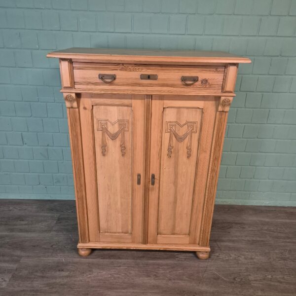 Vertiko Jugendstil 1900 Kiefer – Bild 3