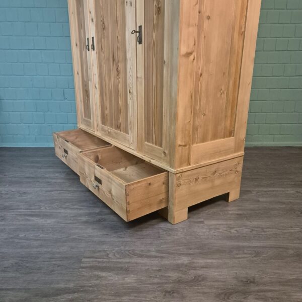 Schrank Kleiderschrank Jugendstil 1900 Kiefer – Bild 12