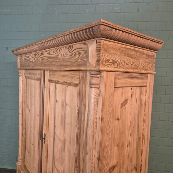 Kleiderschrank Schrank Gründerzeit 1880 Kiefer – Bild 7