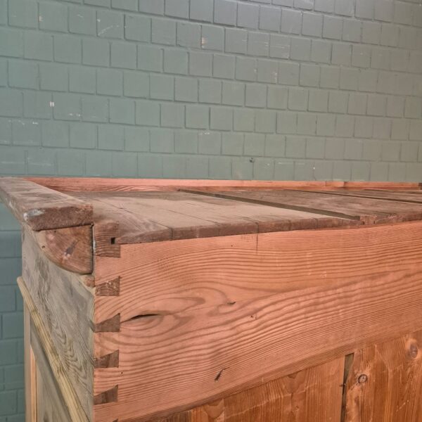 Kleiderschrank Schrank Gründerzeit 1880 Kiefer – Bild 19