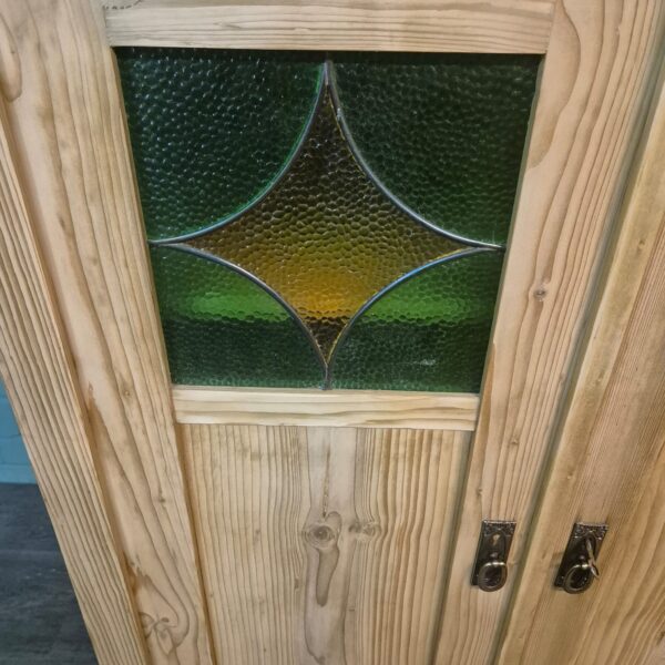 Vertiko mit Aufsatz Jugendstil 1900 Kiefer – Bild 9