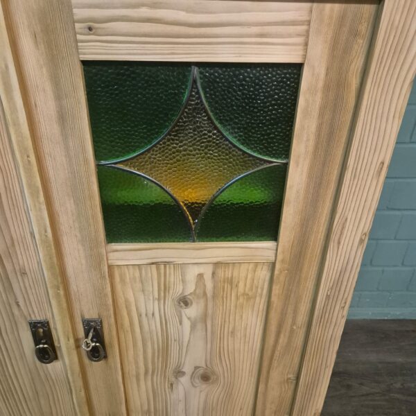 Vertiko mit Aufsatz Jugendstil 1900 Kiefer – Bild 11