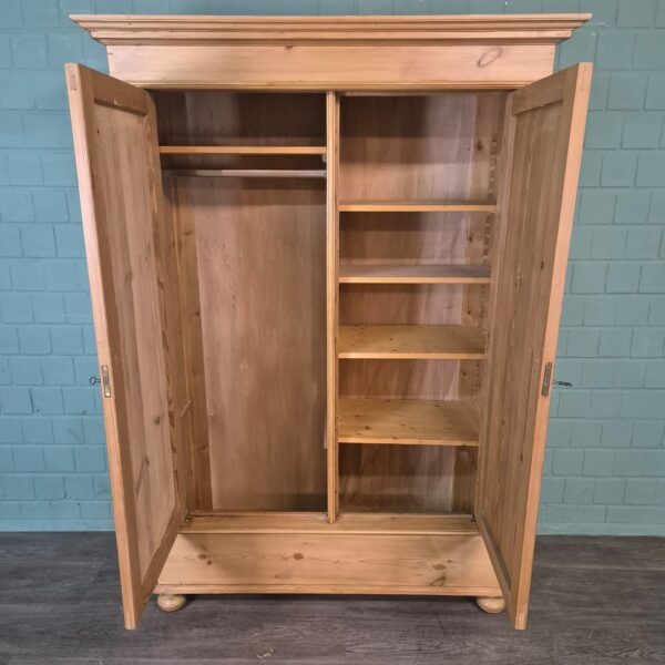 Kleiderschrank Schrank Gründerzeit 1880 Kiefer – Bild 11