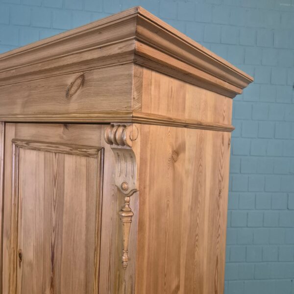 Kleiderschrank Schrank Gründerzeit 1880 Kiefer – Bild 10