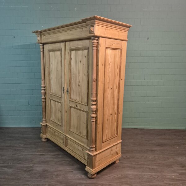 Kleiderschrank Schrank Gründerzeit 1880 Kiefer (Kopie) – Bild 5