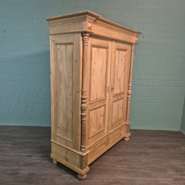 Kleiderschrank Schrank Gründerzeit 1880 Kiefer (Kopie) – Bild 4