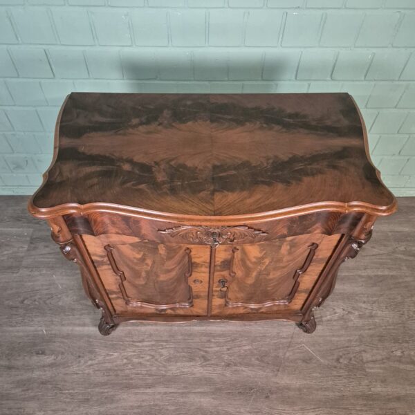 Anrichte Halbschrank Biedermeier 1860 Mahagoni – Bild 6