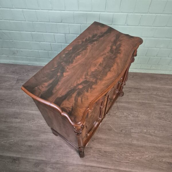 Anrichte Halbschrank Biedermeier 1860 Mahagoni – Bild 5
