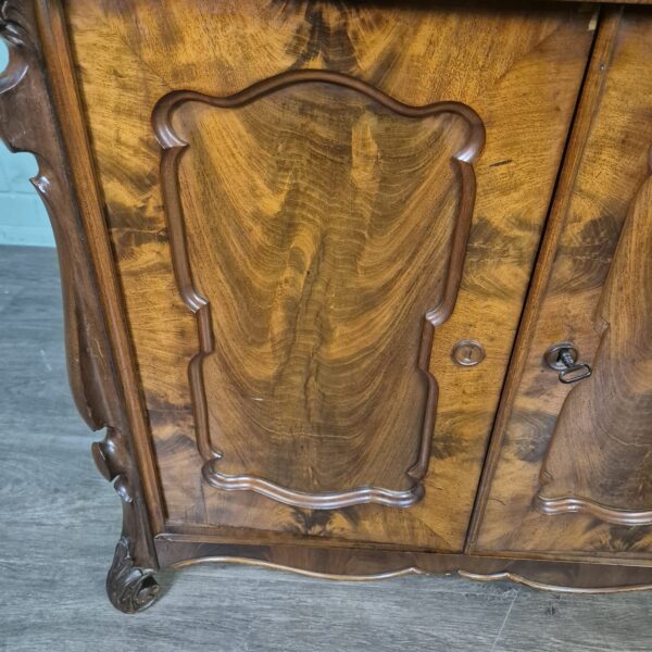 Anrichte Halbschrank Biedermeier 1860 Mahagoni – Bild 14