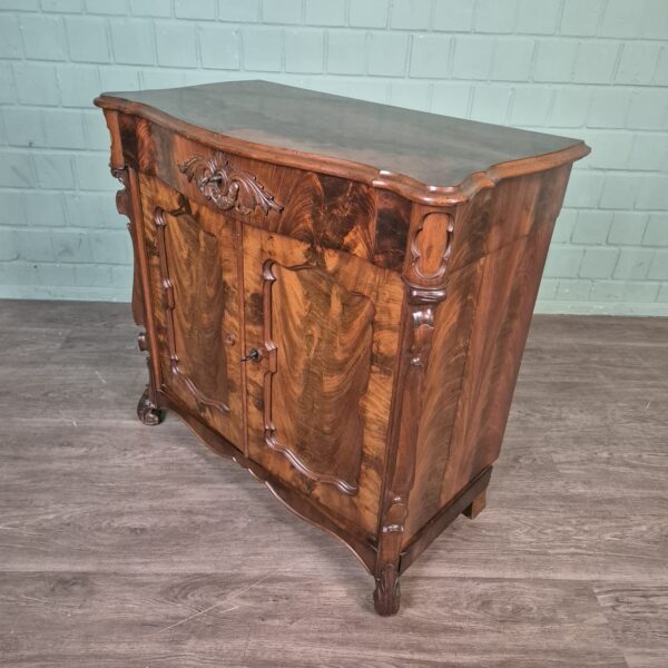 Anrichte Halbschrank Biedermeier 1860 Mahagoni – Bild 7