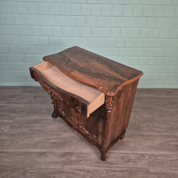 Anrichte Halbschrank Biedermeier 1860 Mahagoni – Bild 16