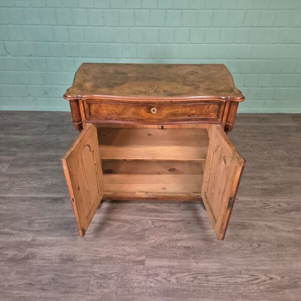 Anrichte Halbschrank Louis Philippe 1860 Nussbaum – Bild 10